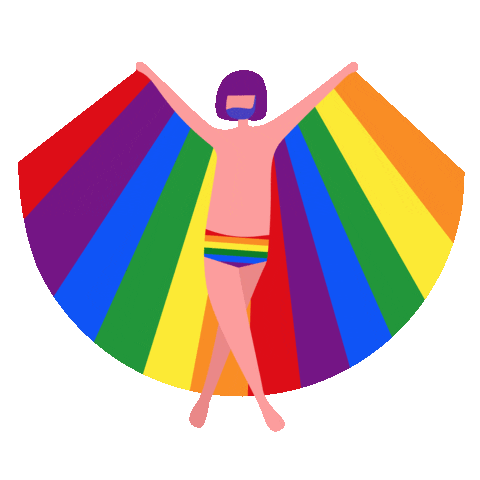 gelitries rainbow gay pride lgbt Sticker