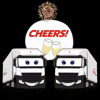 HTRSpedition celebration cheers team driving GIF