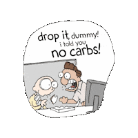 Fitness Dieting Sticker by Chad Strawderman