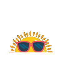 Summer Sun Sticker by Blue Harbor Resort