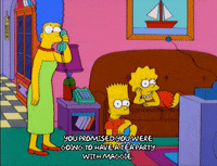 happy bart simpson GIF
