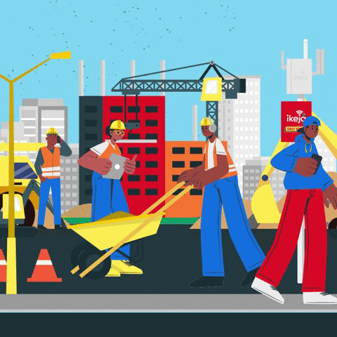 Construction GIF by ikeja