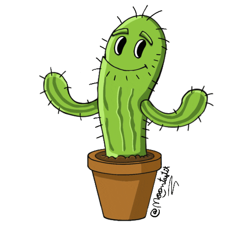 Happy Cartoon Sticker