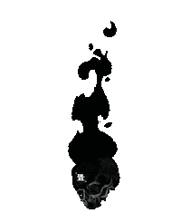 Fire Skull Sticker