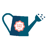 Potrpots water plant plant mom watering can Sticker