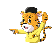 maybank celebrate tiger raya lebaran Sticker