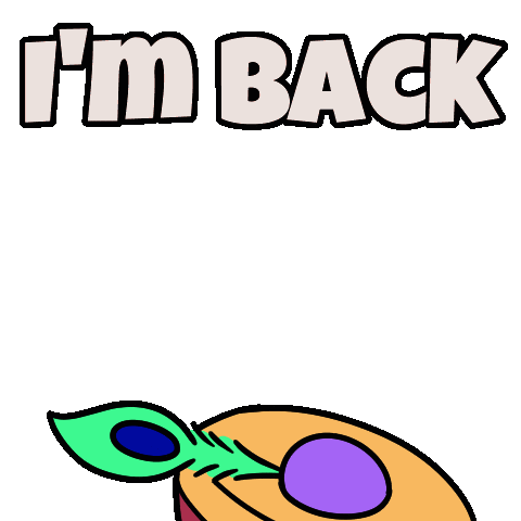 Im Back Sticker by Christophers Genie