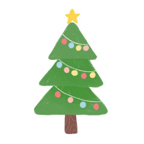 notienatsu giphyupload christmas light tree Sticker