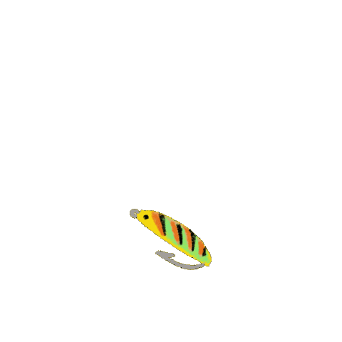 marjohiilivirta-illustrator camping fishing hiking lure Sticker