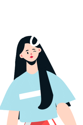 Biogesic care fh fingerheart blueheart Sticker