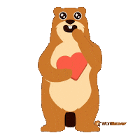 Blushing I Love You Sticker by WorkBeaver