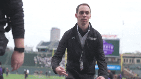 Zach Wingrove GIF by Northwestern Athletics