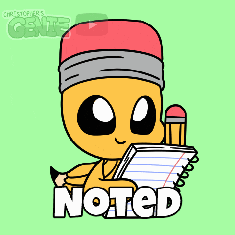 Study Write That Down GIF by Christophers Genie