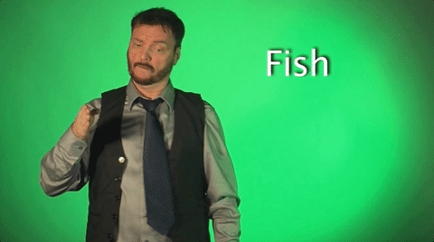 Sign Language Fish GIF by Sign with Robert