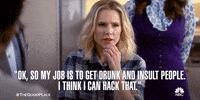 kristen bell nbc GIF by The Good Place