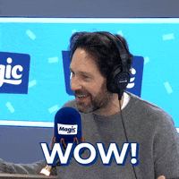 Paul Rudd Wow GIF by Magic Radio