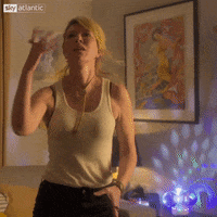 julia davis dancing GIF