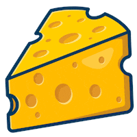 Cheese Kase Sticker by flaschenpost.de