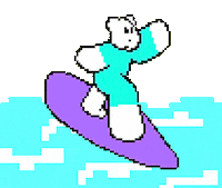 Surfing 海 Sticker