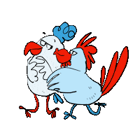Chicken Love Sticker