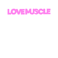 Sticker by Love Muscle Protein Water NZ