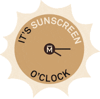 Sunscreen Glowing Sticker by MELĒ