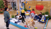 Throw Beach Ball GIF by NBC