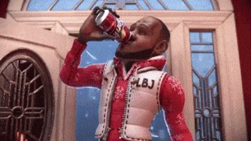 Lebron James Christmas GIF