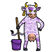 Angry King Sticker