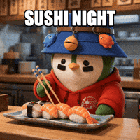 Happy Sushi Bar GIF by ZaddyFi