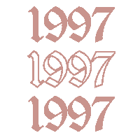 90S Year Sticker