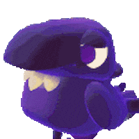 Bird Bouncing Sticker by Kitten Cup Studio