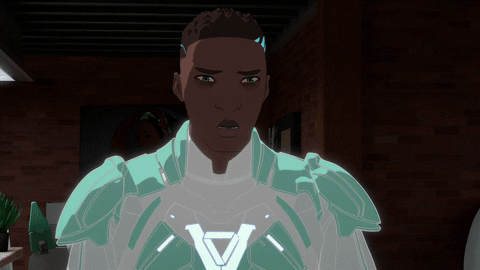 Scared Michael B Jordan GIF by Rooster Teeth