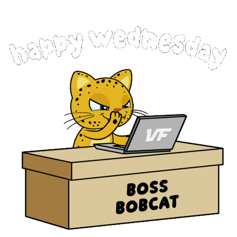 Working Wednesday Morning Sticker by VeeFriends
