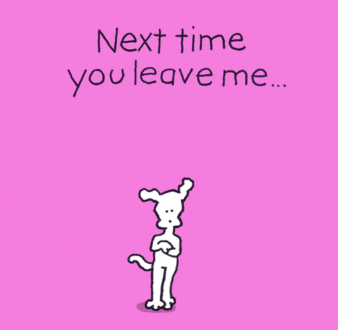 i love you don&#39;t leave me GIF by Chippy the Dog