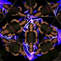 photobooth portrait kaleidoscope timeframe GIF