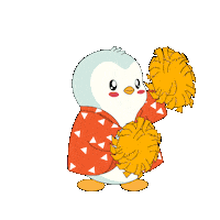 Happy Lets Go Sticker by Pudgy Penguins