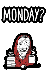 Monday Lunes Sticker by Linya-Linya