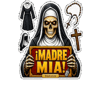 Halloween Skull Sticker
