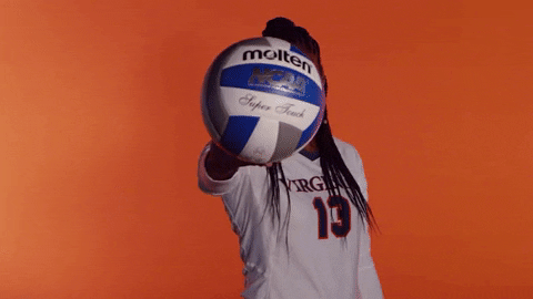VirginiaAthletics giphyupload uva virginiasports uvavolleyball GIF