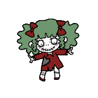 Happy Zombie Sticker