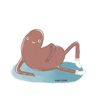 Chill Hello Sticker by Rincoronki