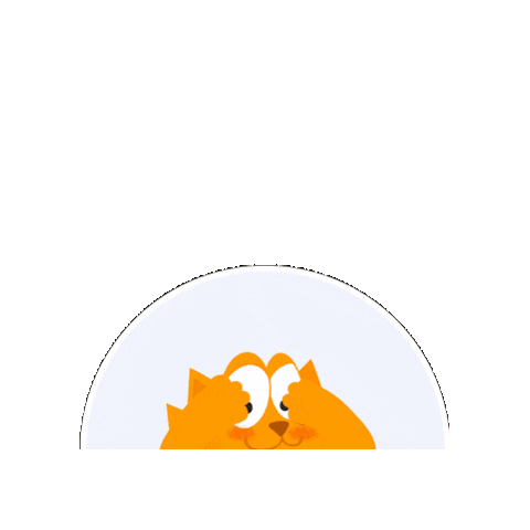 Spitogatos_gr giphygifmaker cat shy shy cat Sticker