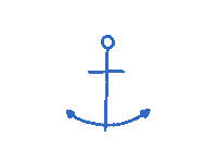 Hamburg Anchor Sticker by Lisawebdesign