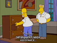 homer simpson bedroom GIF