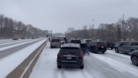 Multiple Vehicles Involved in Pileup on Michigan Highway