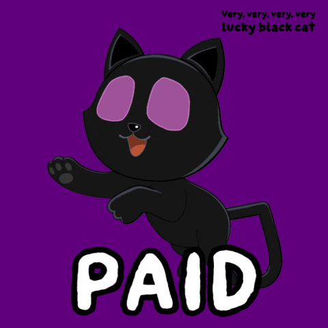 Glow Black Cat GIF by VeeFriends