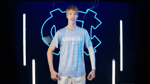 Yell Lets Go GIF by UNC Tar Heels