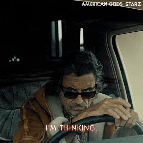 Considering Season 3 GIF by American Gods