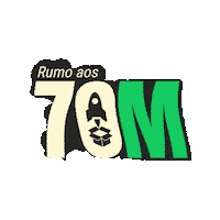 Rumoaos70Milhoes Sticker by Gooxxy